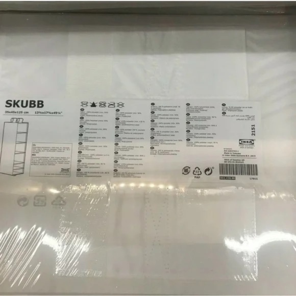 IKEA SKUBB Organizer with 6 Compartments, White - Picture 5 of 5